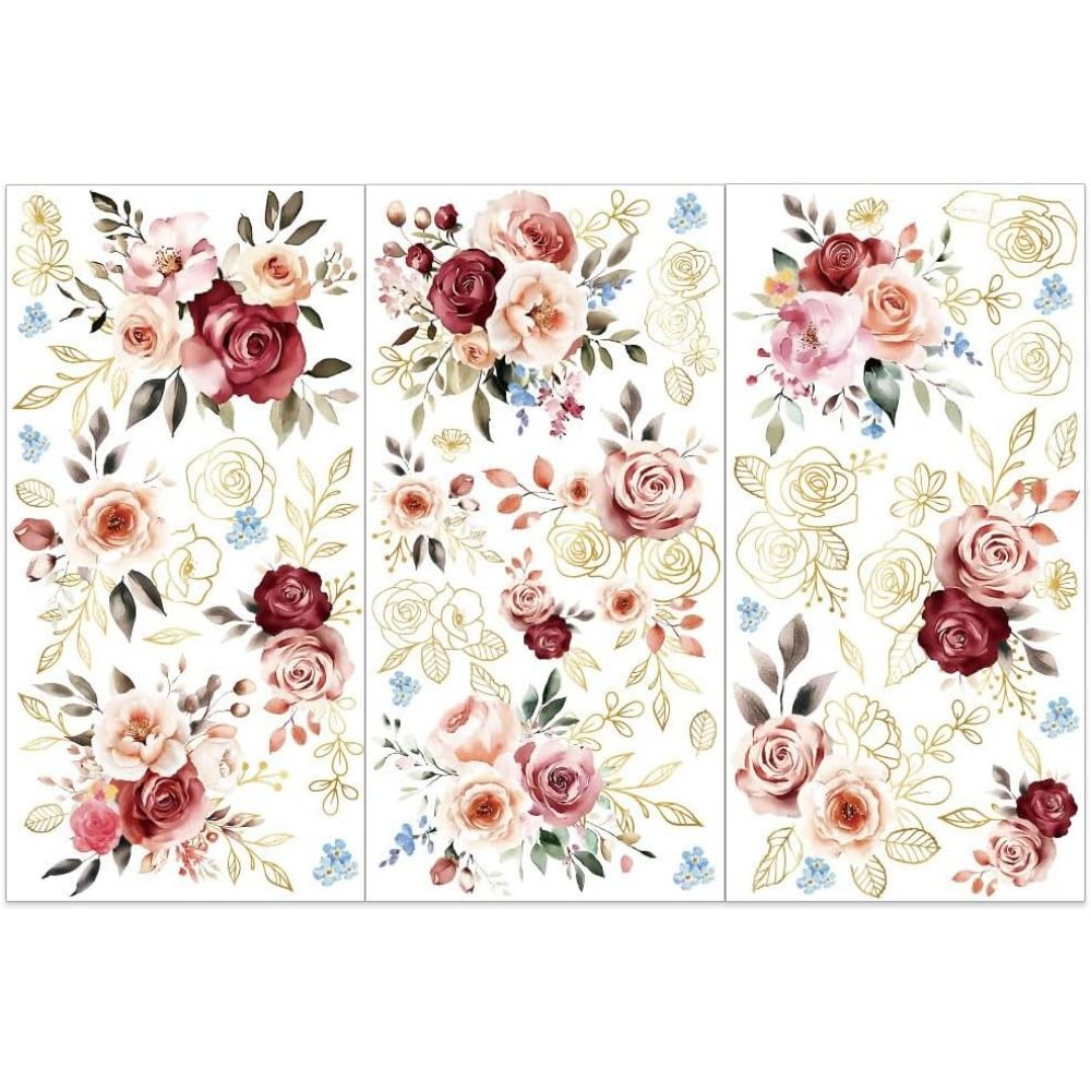 Outdoor Furniture Manufacturer - 3 pezzi/set rose acquerello strofinare su
