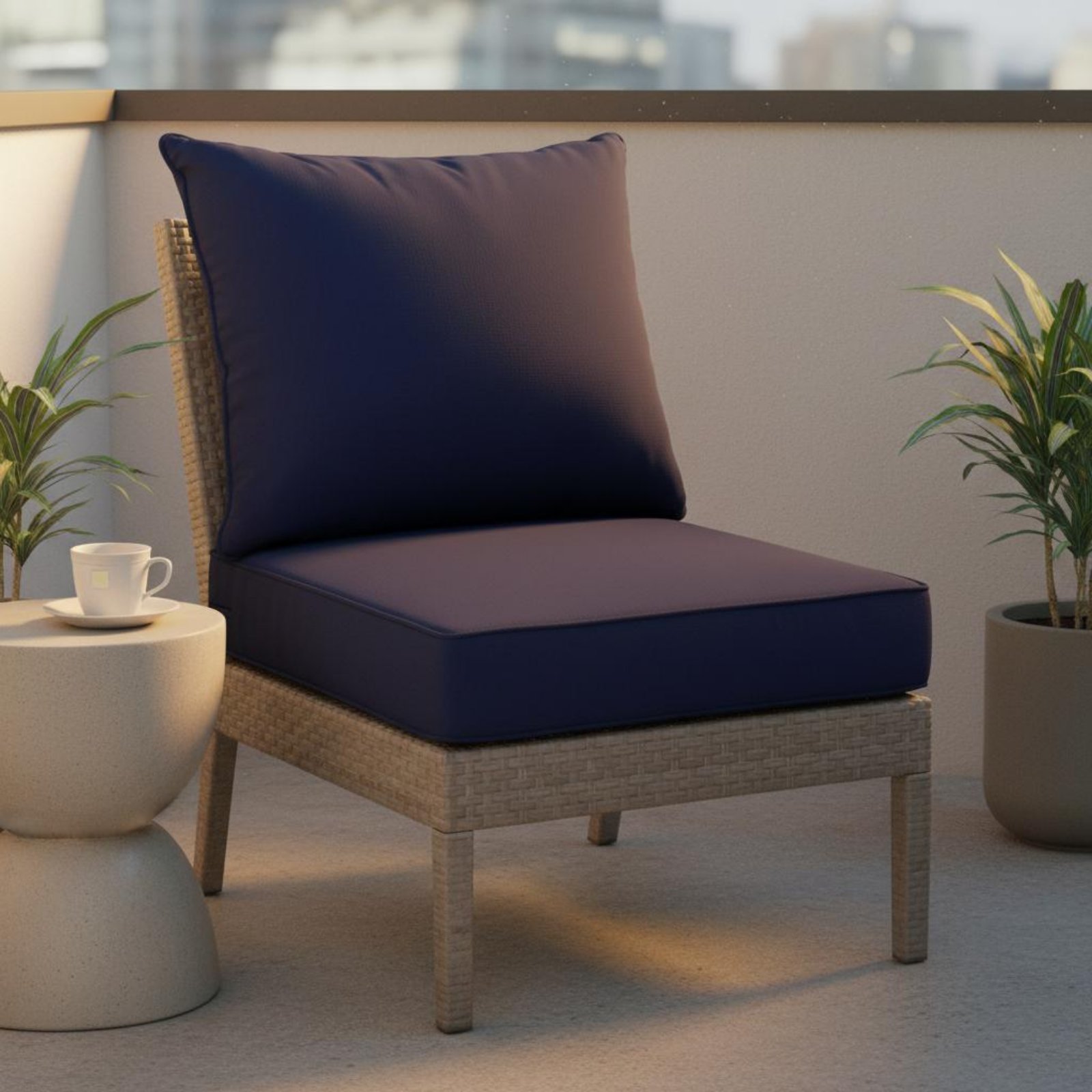 Outdoor Furniture For Patio - Set di Cuscini per Sedie da