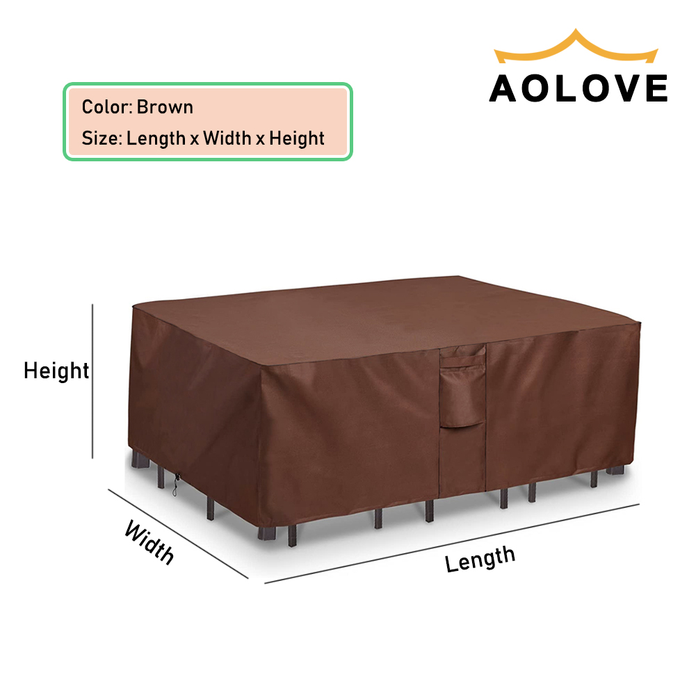 Marrone 420D HEAVY DUTY Copert - Outdoor Furniture Manufacturer recensione e prezzo