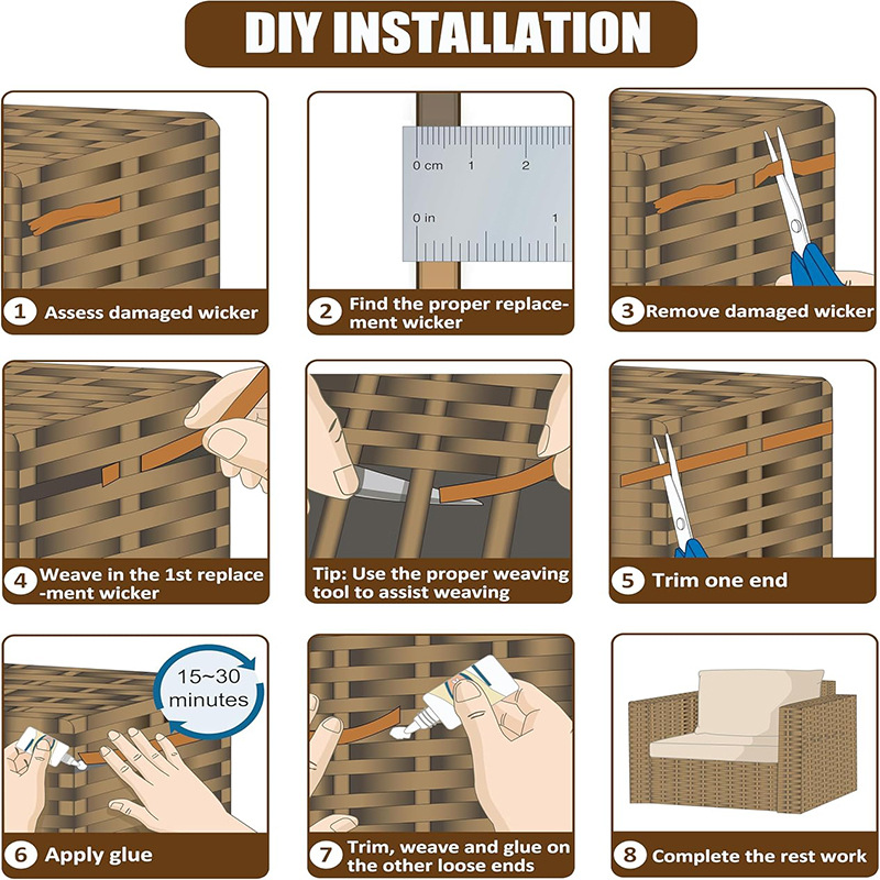 Kit di Riparazione in PE per T - Outdoor Furniture Restoration recensione e prezzo