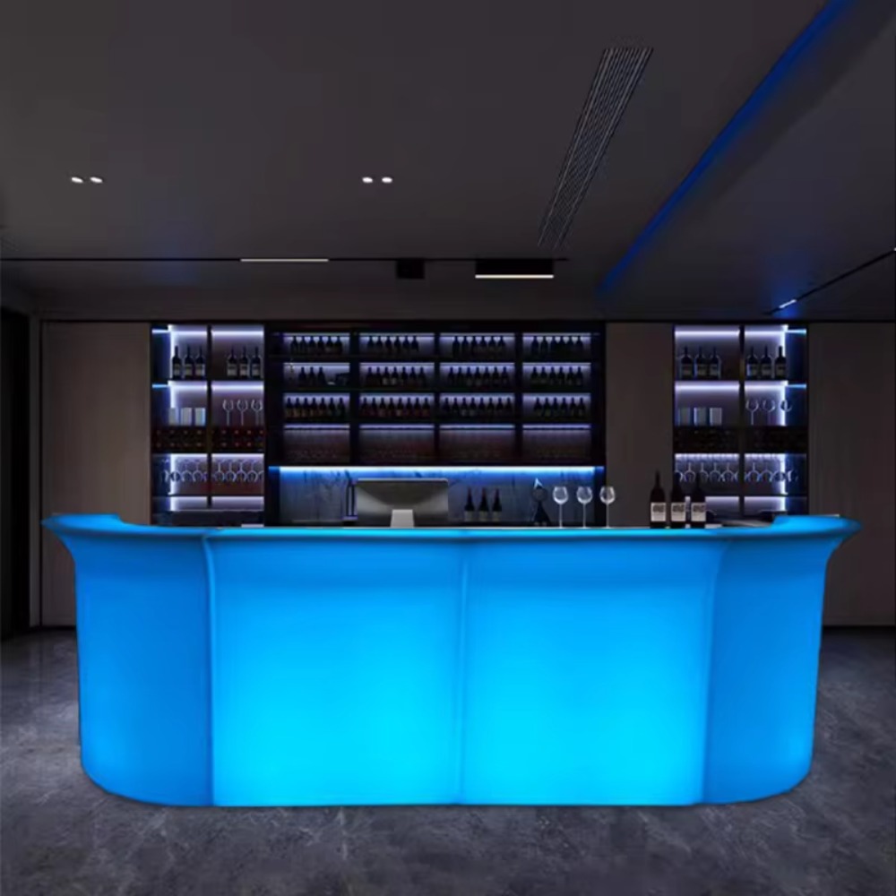 Tavolo da Bar Illuminato a LED - Outdoor Furniture Rental For Party recensione e prezzo